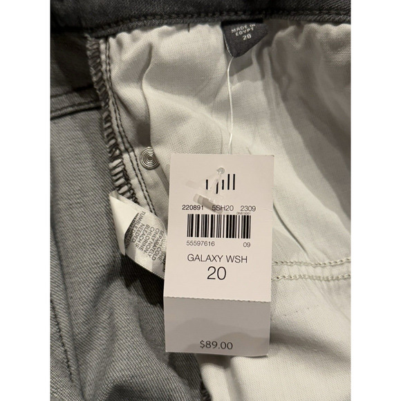 NWT J. Jill BOYFRIEND Straight Leg Ankle Denim Jeans Women's Size 20 Galaxy Wash - Picture 12 of 16